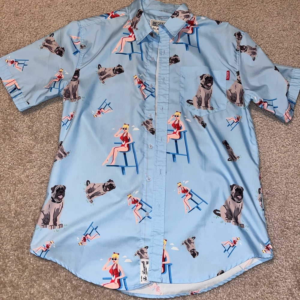 Sandlot RSVLTS Men’s Medium Button Up